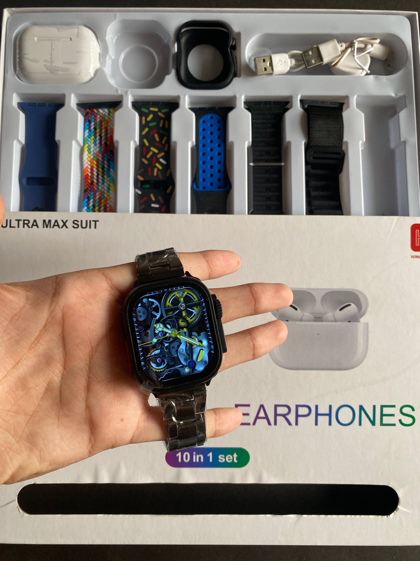 I20 ultra max suit with airpod 10 in 1