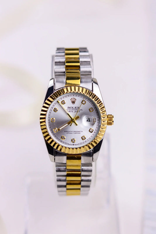 Rolex Diamond Dial Delight DateJust Women Watch