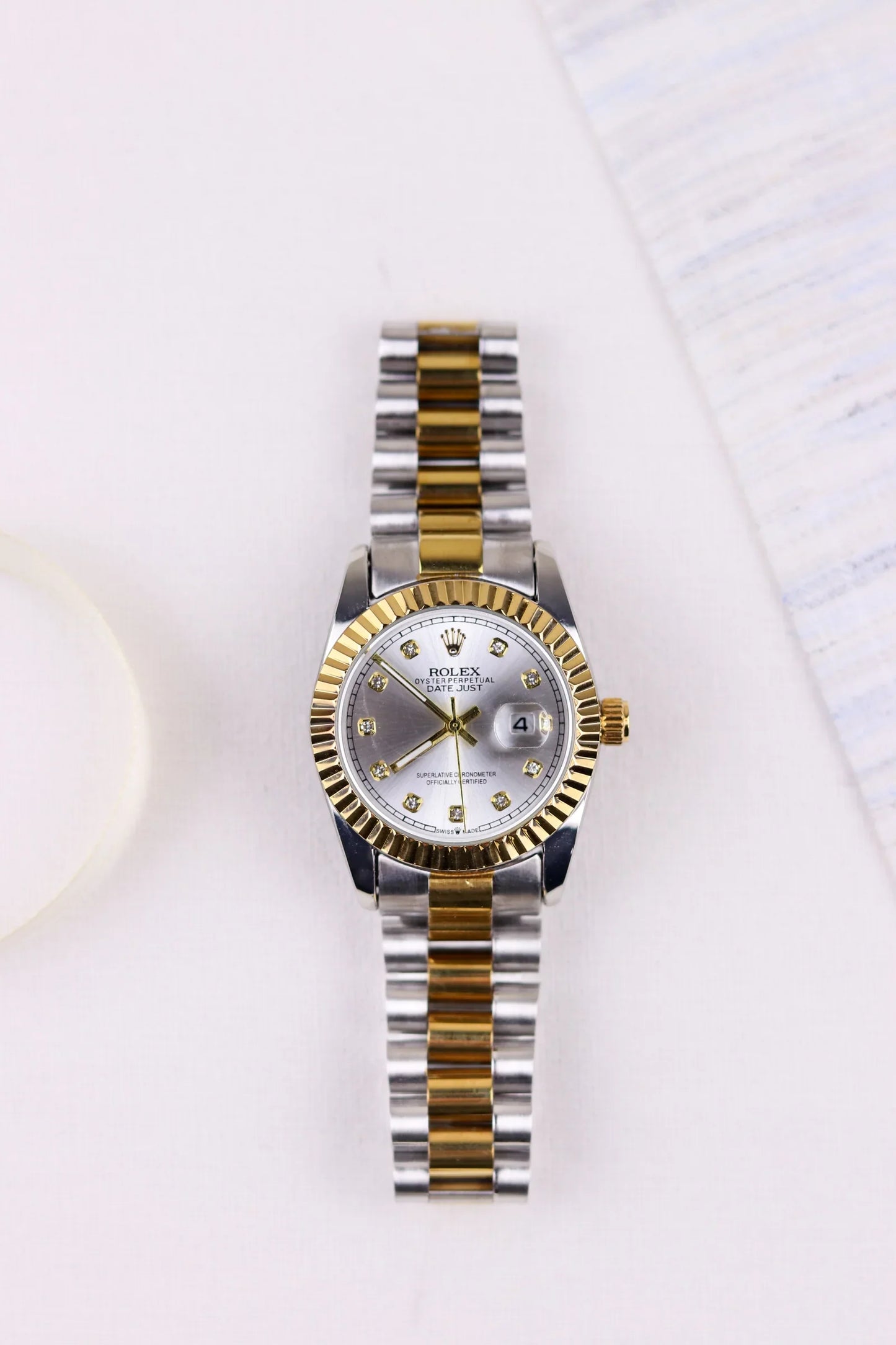Rolex Diamond Dial Delight DateJust Women Watch