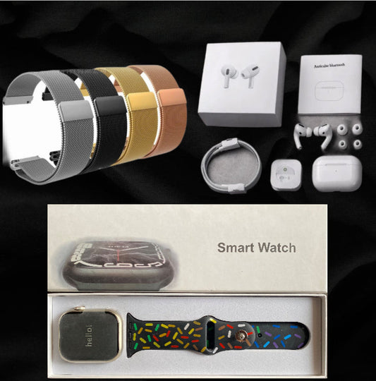 Series 9 + Magnetic Chain Strap For 22mm + Earphone (2nd generation) with Magnetic Charging Case (USB-C)