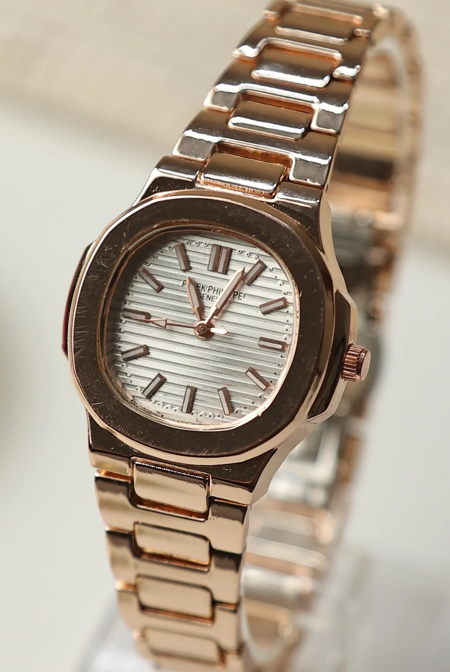 Patek Philippe Rose Gold Women Watch