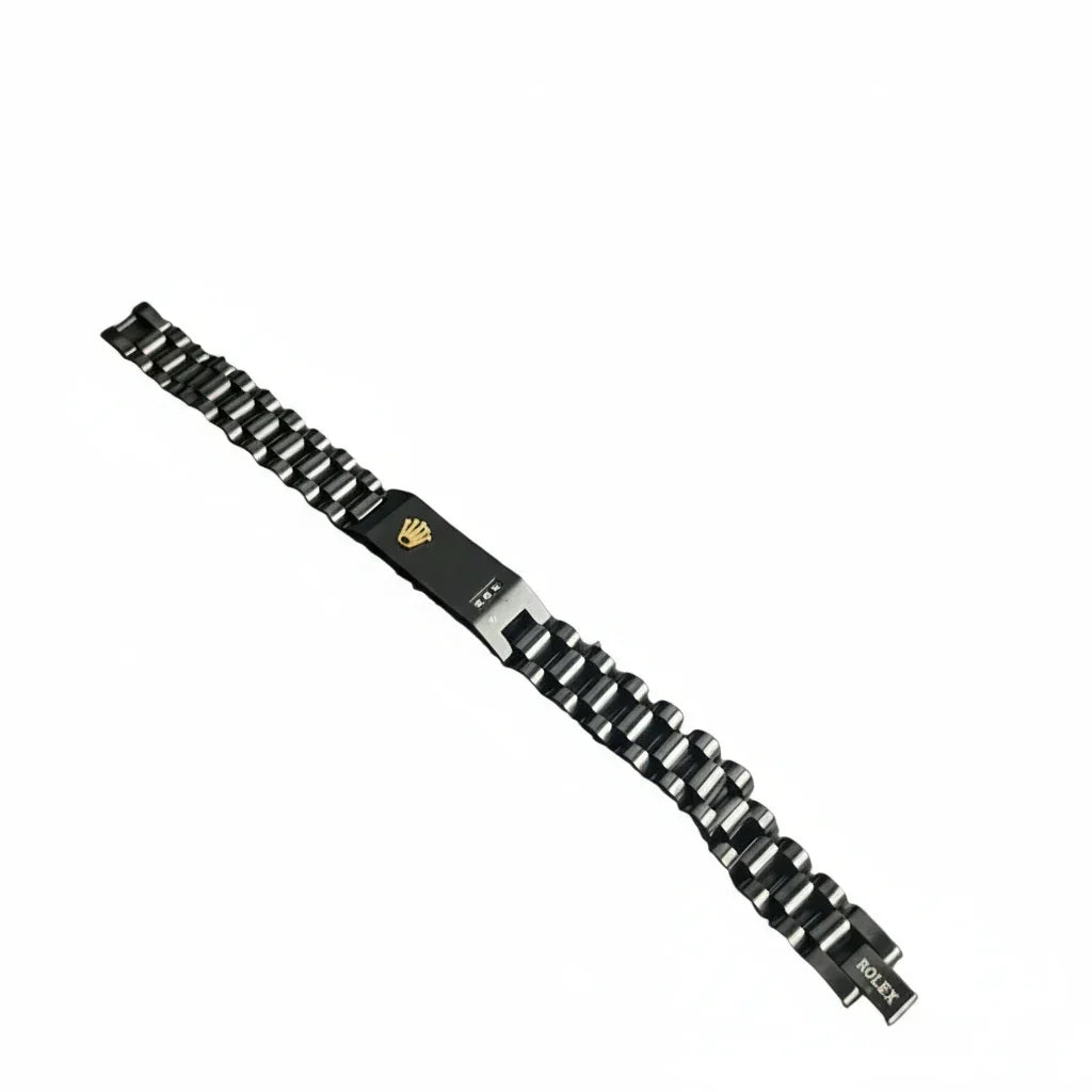 Black RLX Crown Jubilee Bracelet For Men