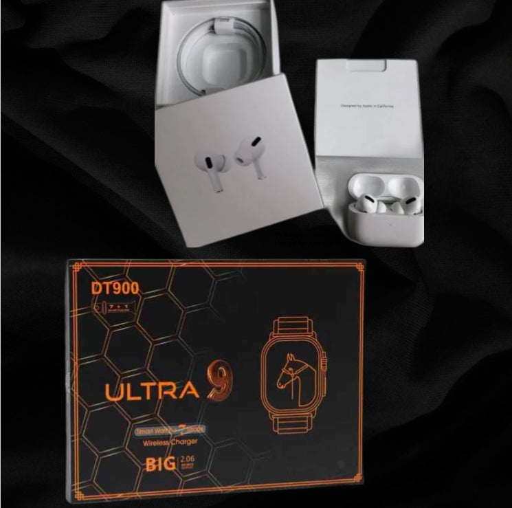 DT900 Ultra 9 + Earphone (2nd generation) with Magnetic Charging Case