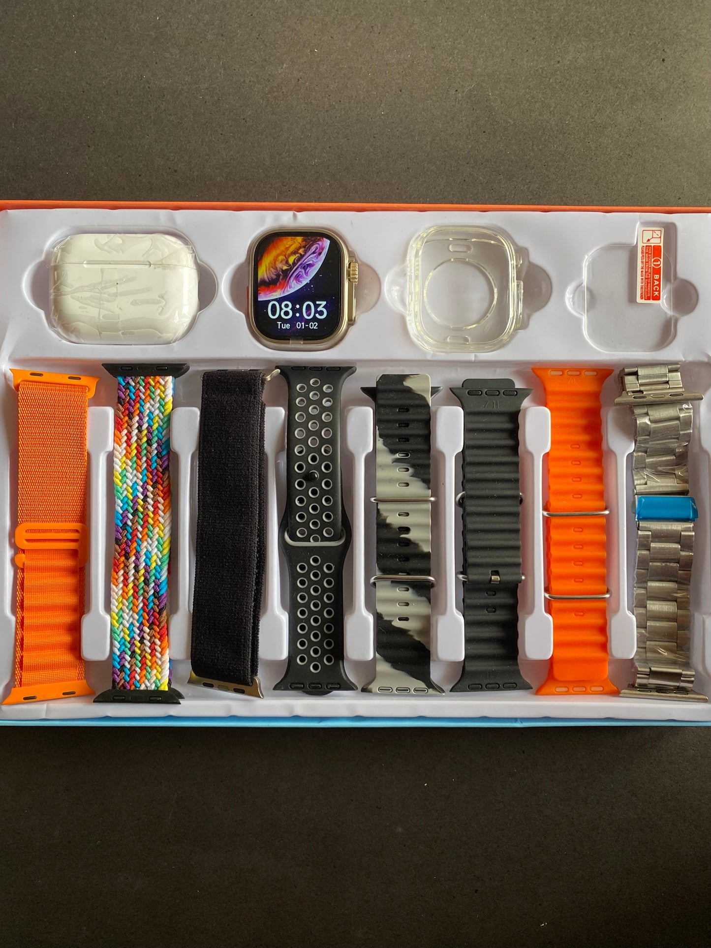 H30 Ultra Smart Watch Wireless Earphone Set