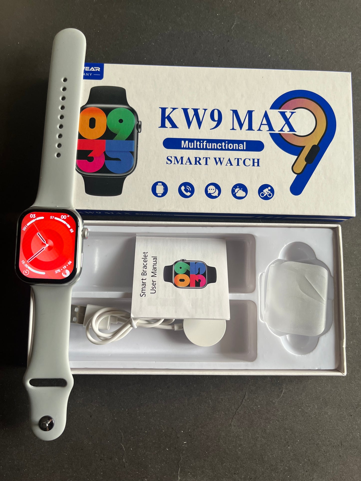 KW9 MAX + Magnetic Chain Strap For 22mm