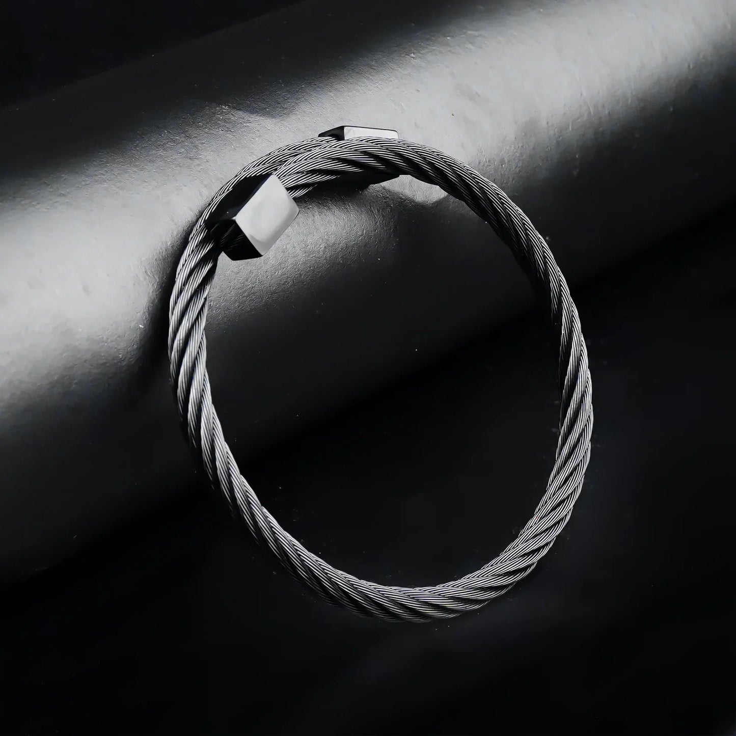 Black Metallic Bangle