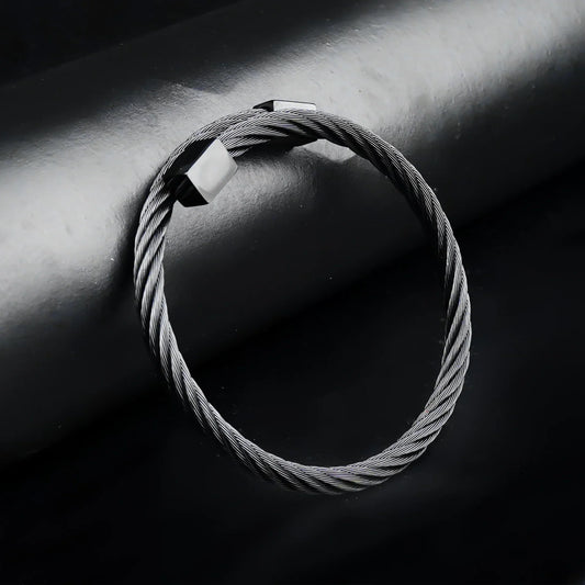 Black Metallic Bangle
