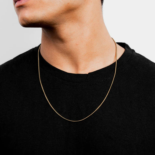 SNAKE 1.5MM CHAIN (GOLD)