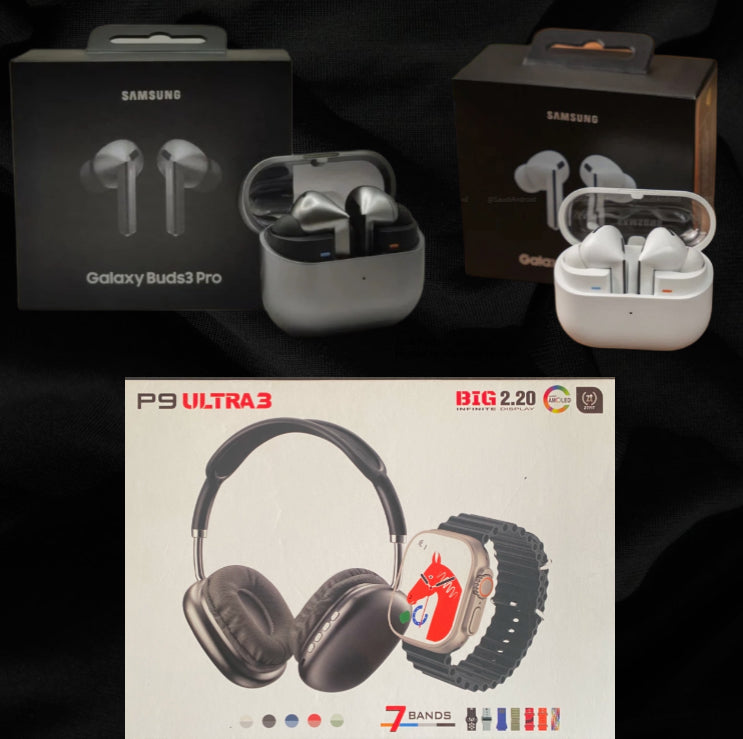 SAMSUNG GALAXY BUDS 3 PRO + P9 Ultra 3
